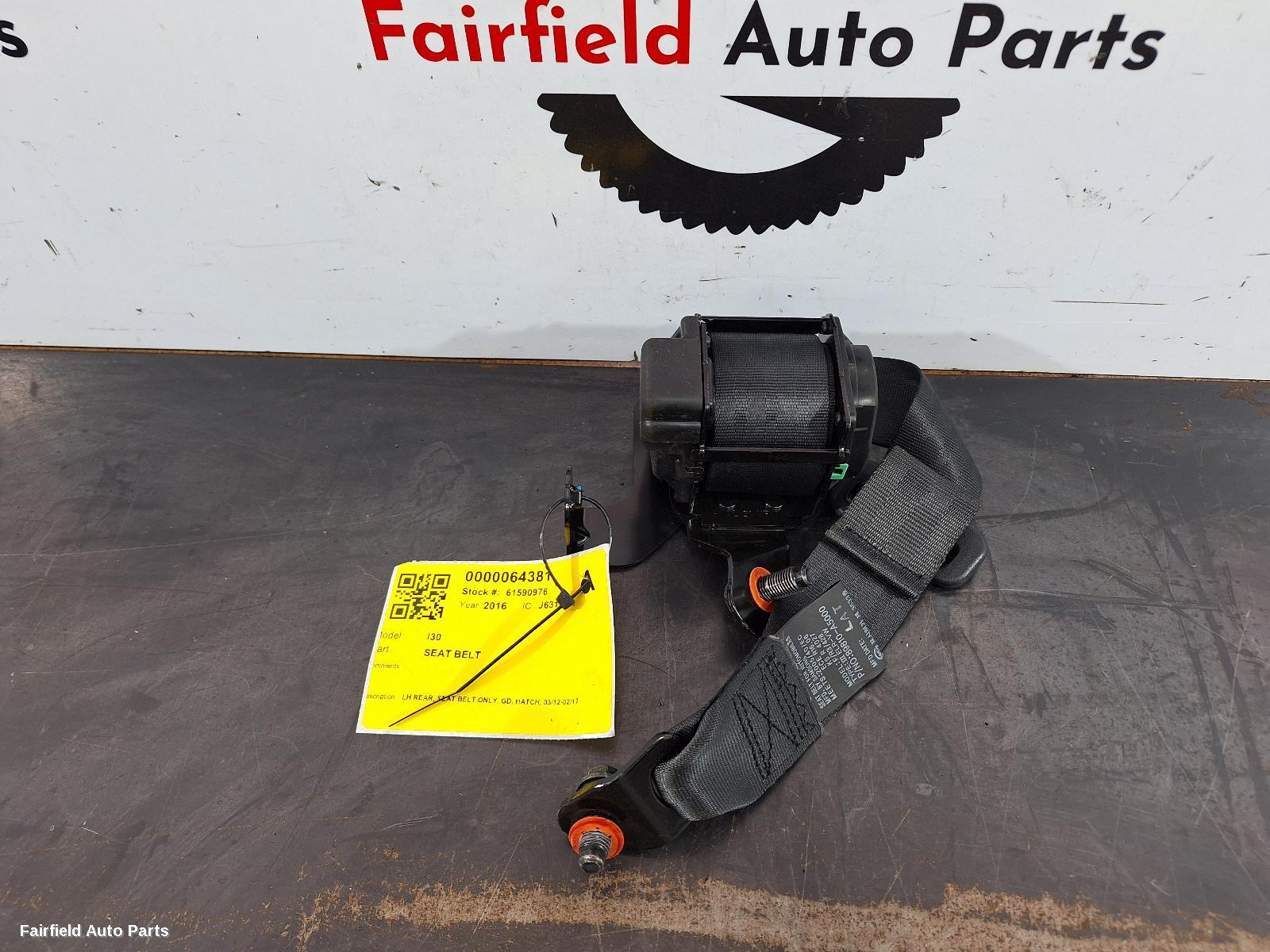 2012-2017 Hyundai I30 Seatbelt Stalk