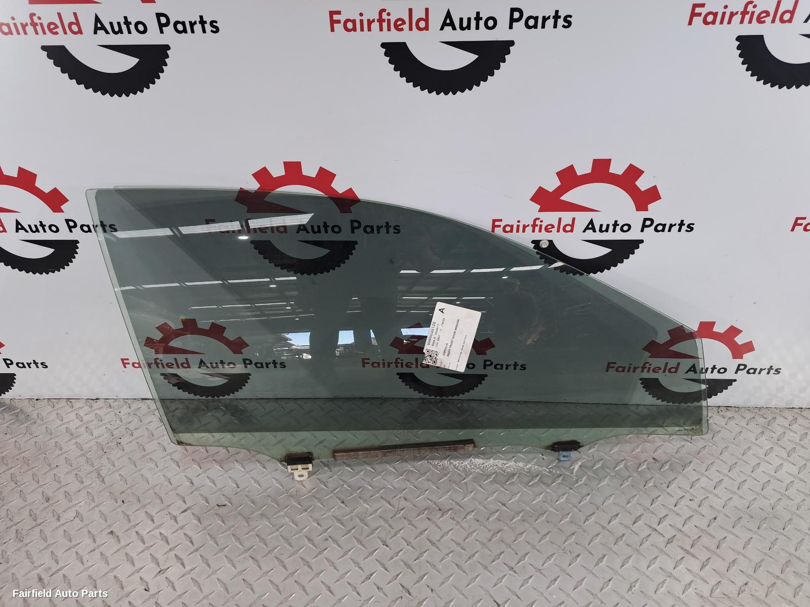2007-2013 Toyota Corolla Right Front Door Window