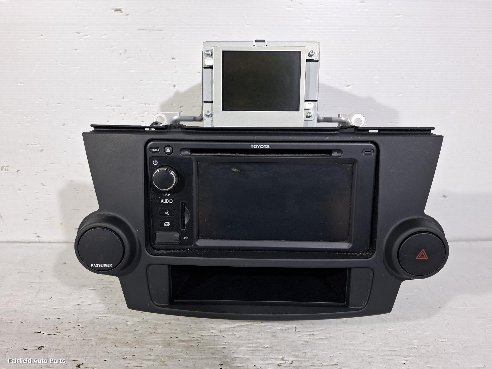 2007-2014 Toyota Kluger Radio Cd Dvd Sat Tv