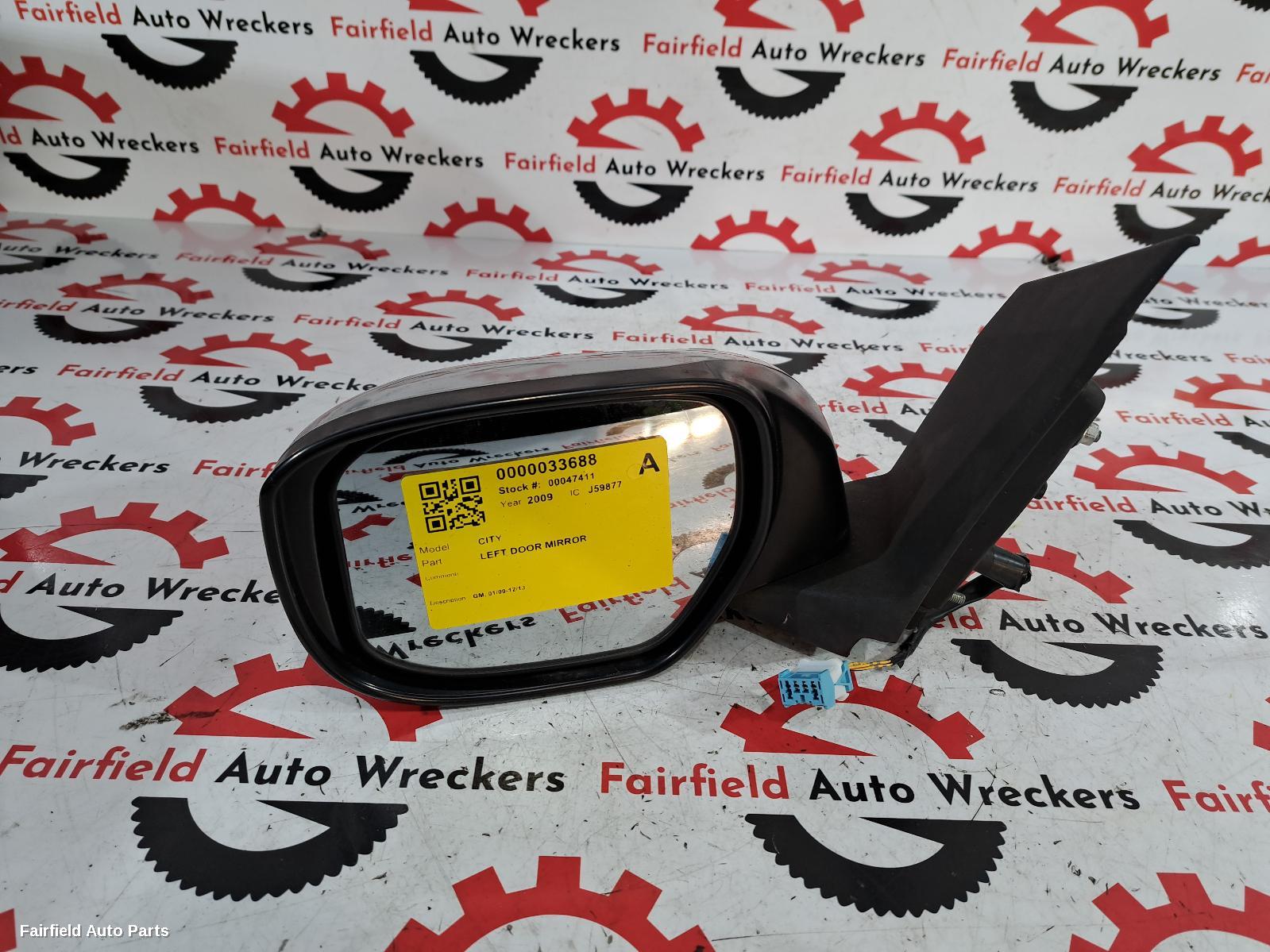 2009-2013 Honda City Left Door Mirror