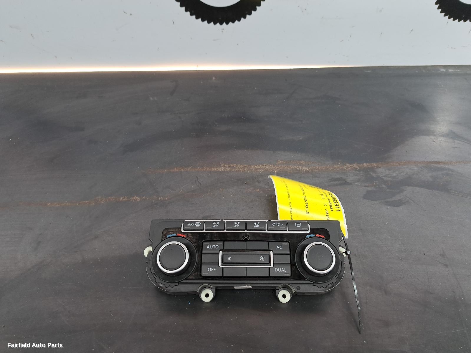 2008-2013 Volkswagen Golf Heater Ac Controls