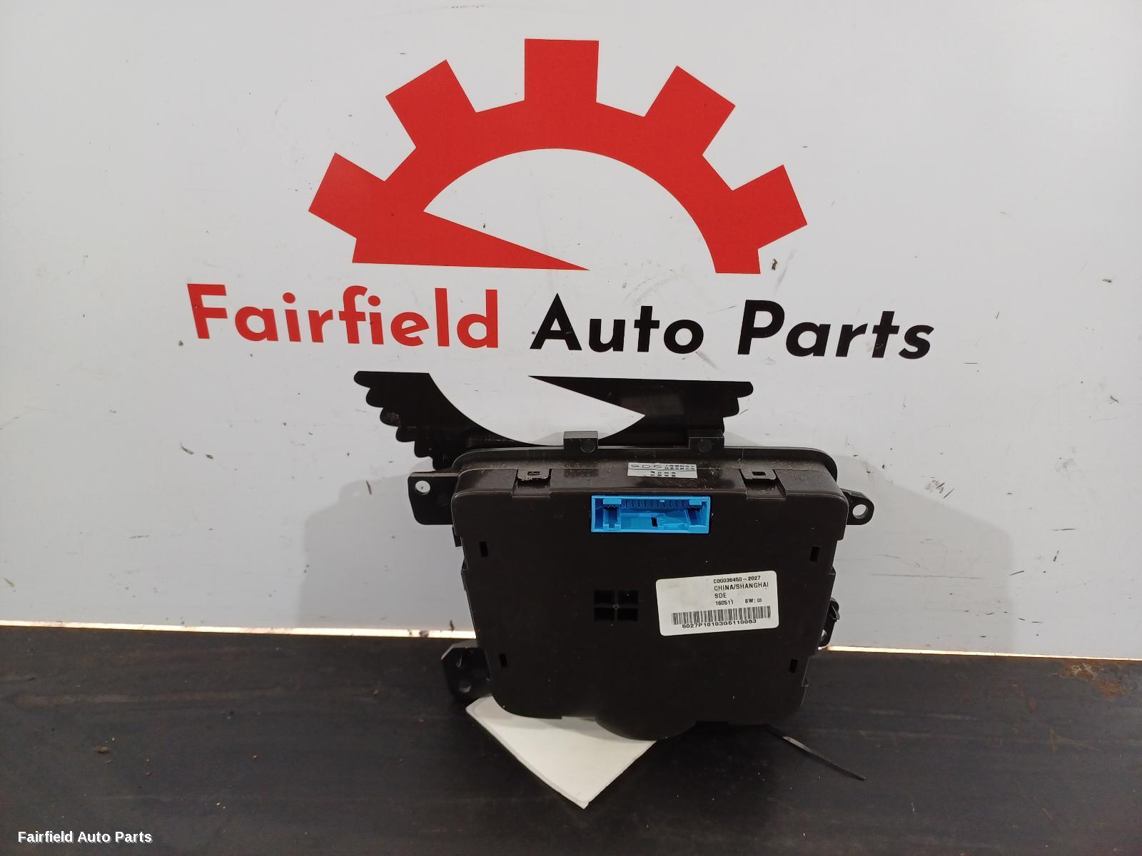 2015-2022 Ldv G10 Heater Ac Controls