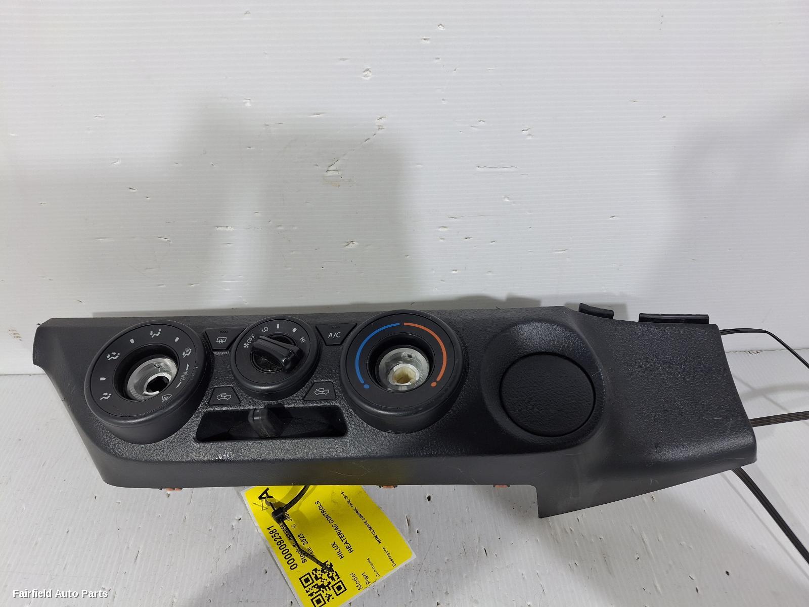 2015-2024 Toyota Hilux Heater Ac Controls