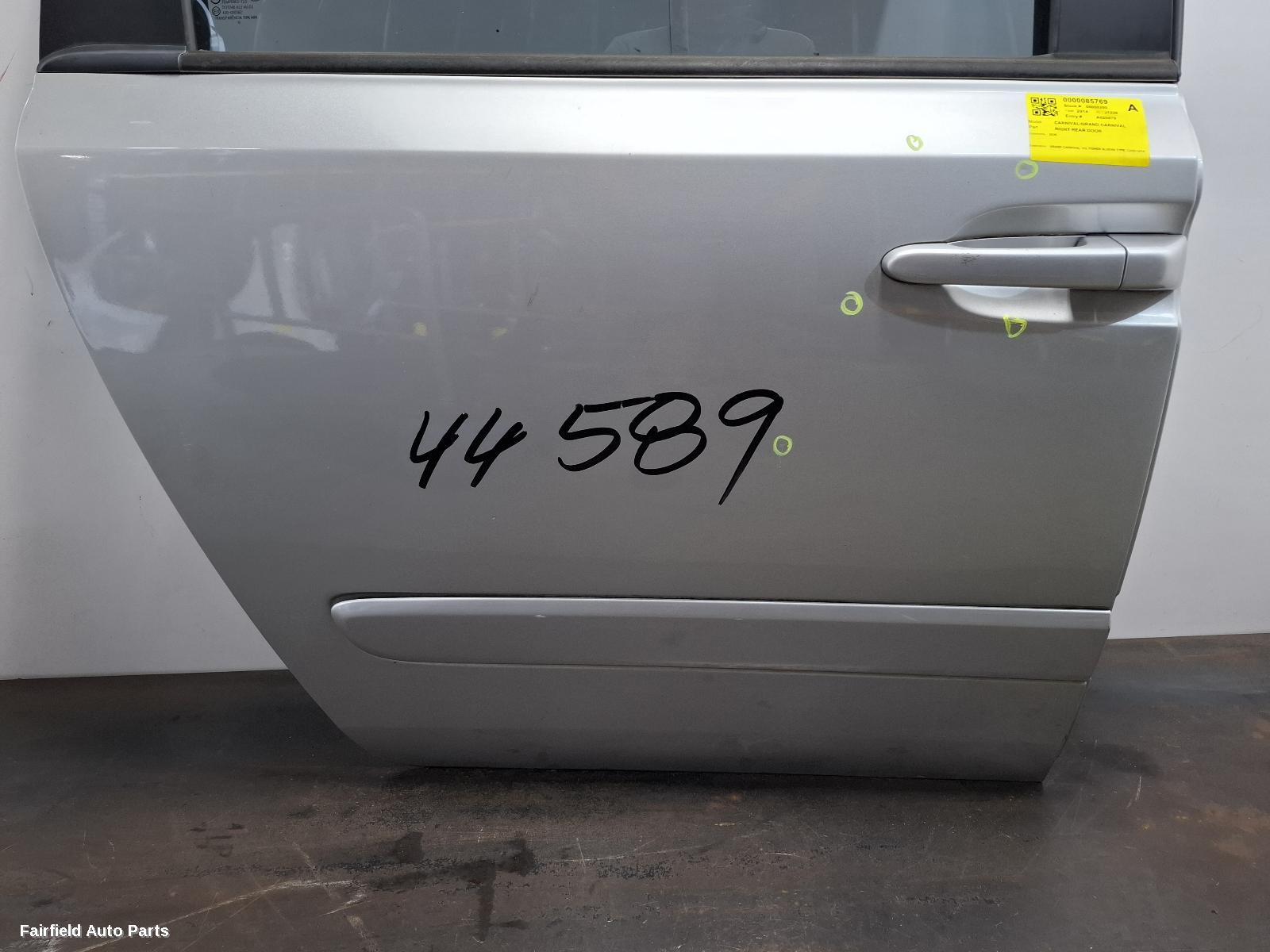 2005-2014 Kia Carnival/grand Carnival Right Rear Door Sliding
