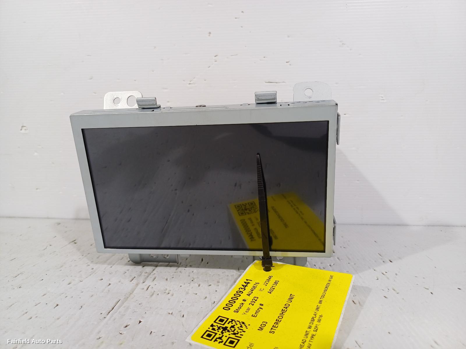2018-2024 Mg Mg3 Radio Cd Dvd Sat Tv