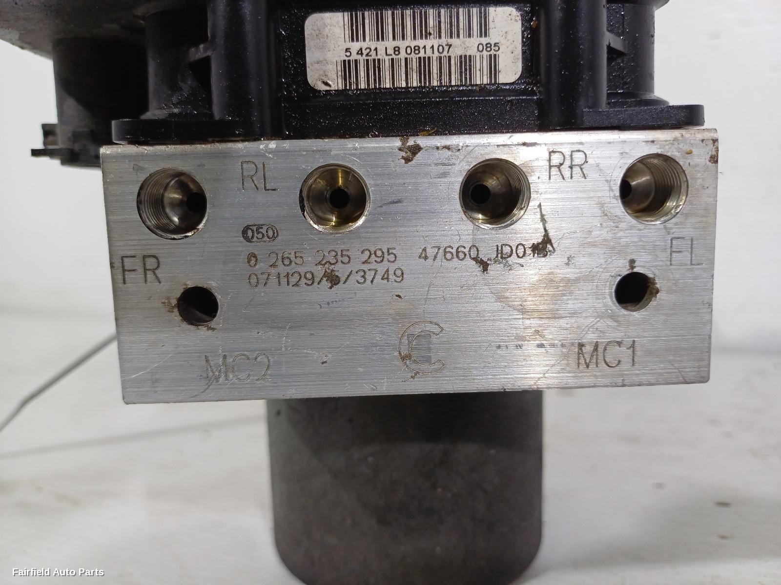 2007-2014 Nissan Dualis Abs Pump Modulator