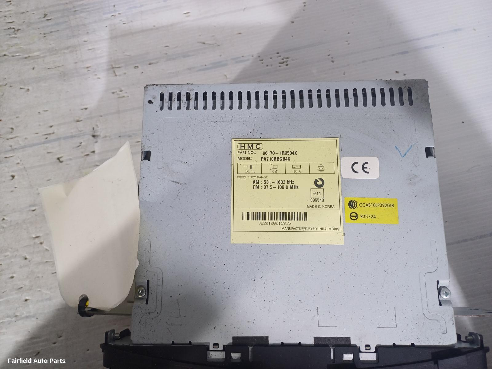 2011-2015 Hyundai Accent Radio Cd Dvd Sat Tv