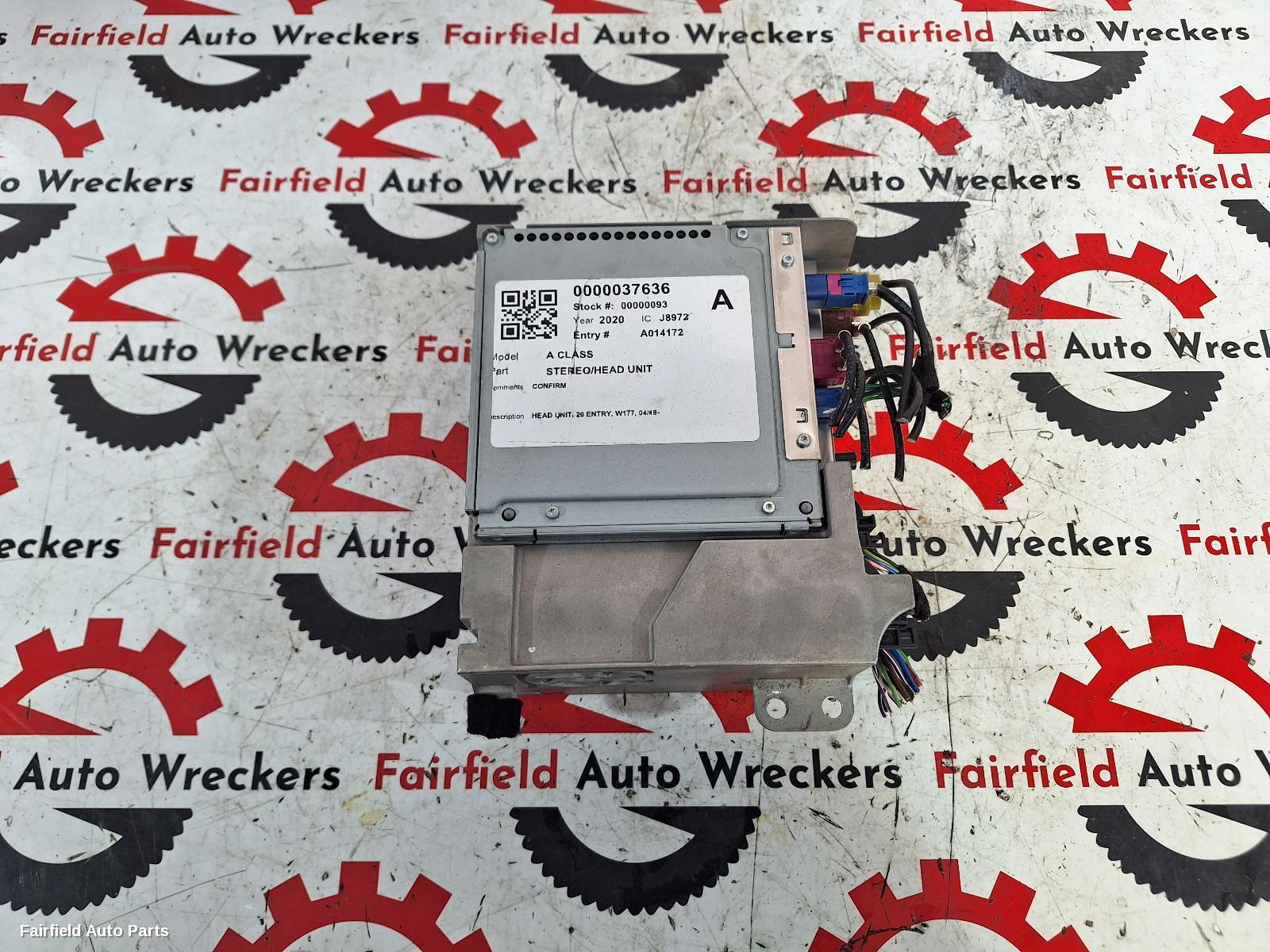 2018-2023 Mercedes A Class Radio Cd Dvd Sat Tv