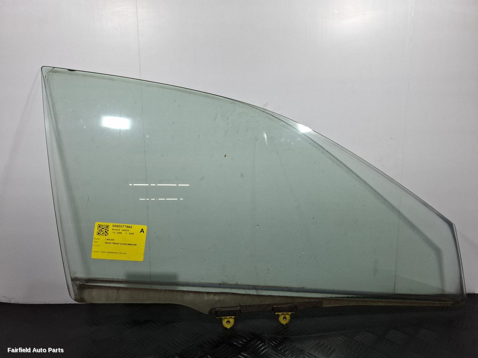 2002-2008 Mitsubishi Lancer Right Front Door Window
