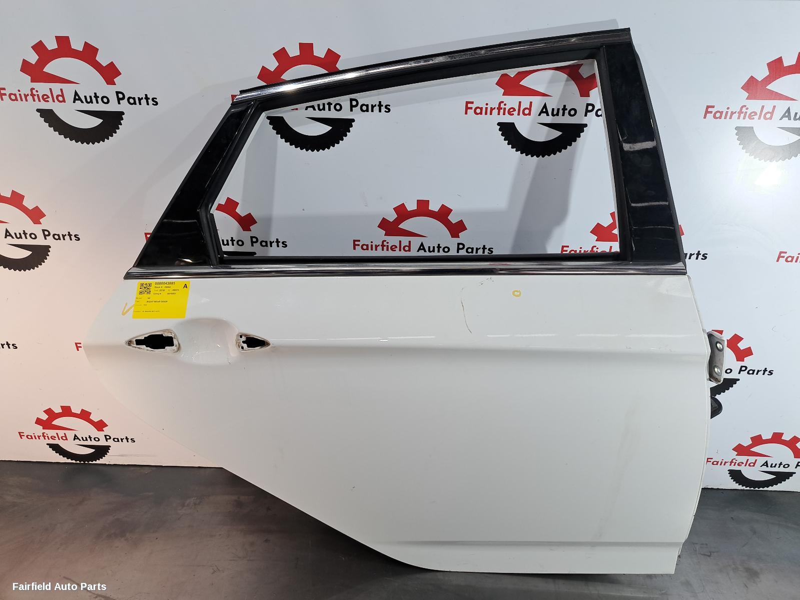 2011-2019 Hyundai I40 Right Rear Door Sliding