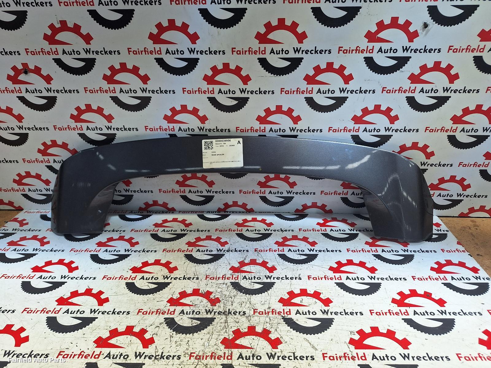 2016-2021 Honda Civic Rear Spoiler