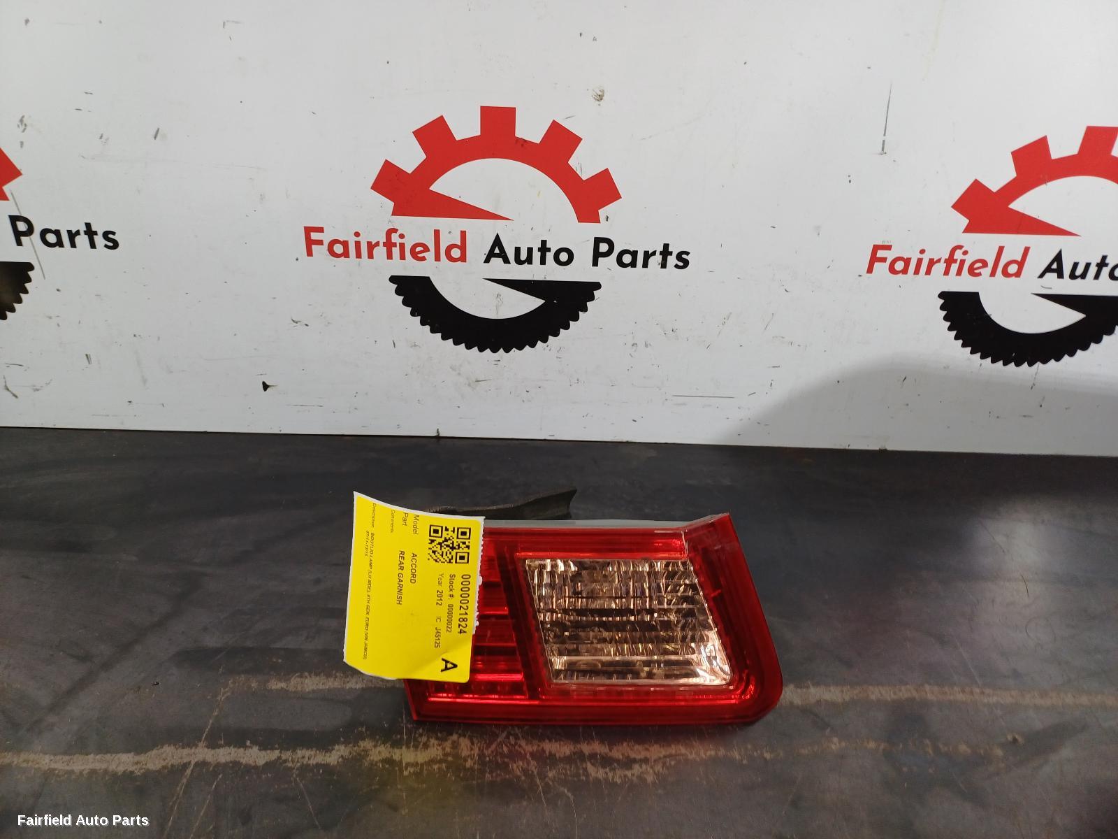2011-2015 Honda Accord Rear Garnish