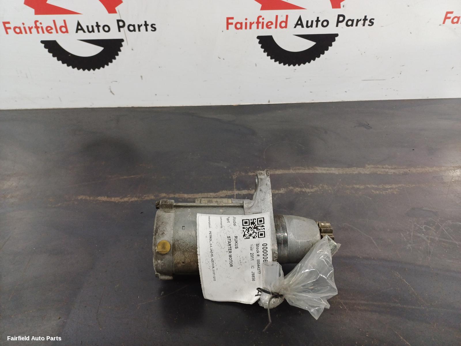 2007-2015 Toyota Rukus Starter