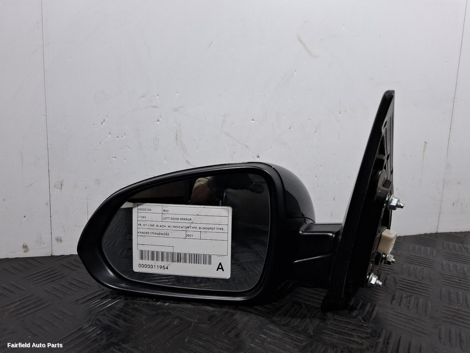 2016-2023 Kia Rio Left Door Mirror