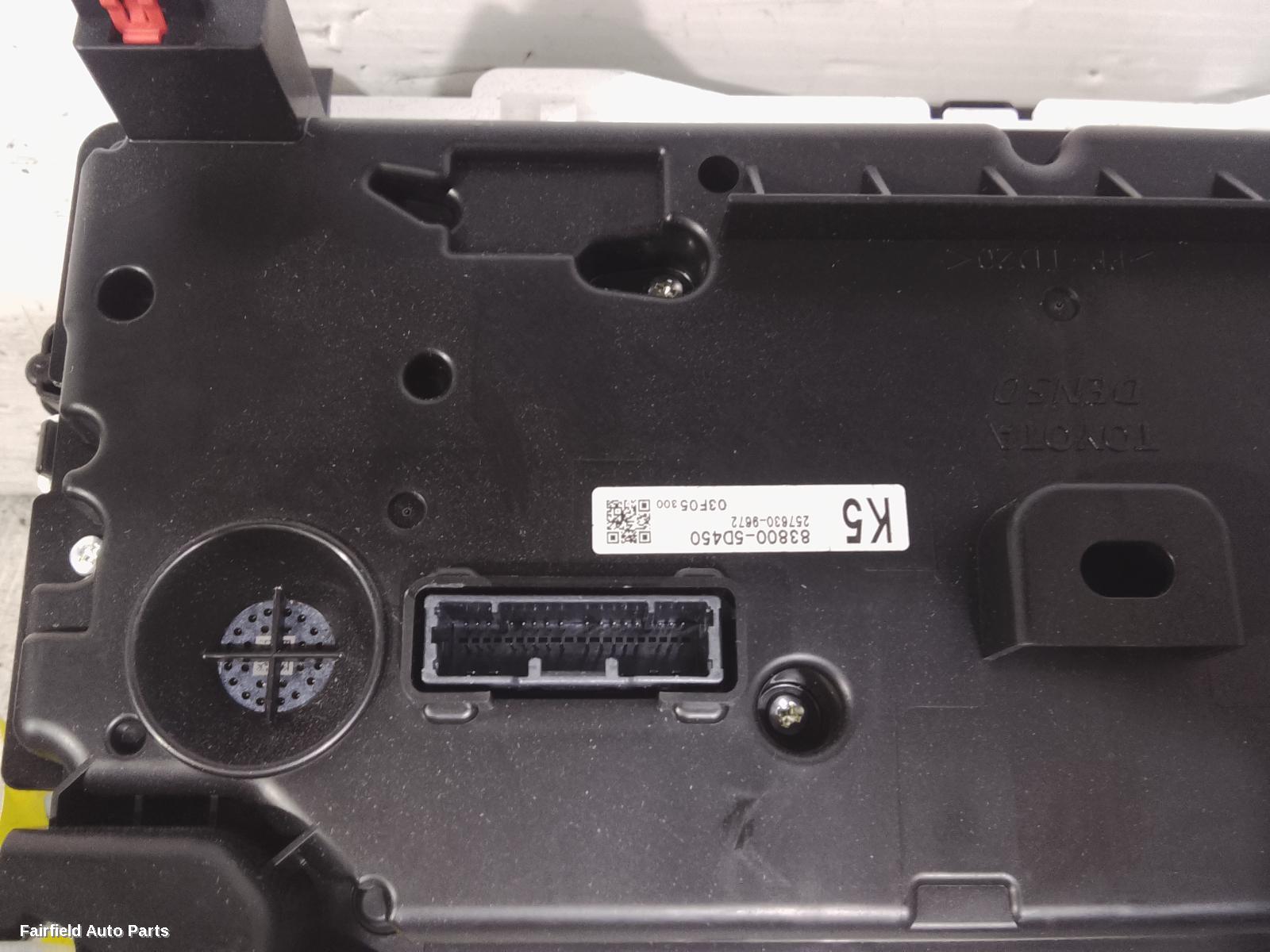 2020-2025 Toyota Yaris Instrument Cluster