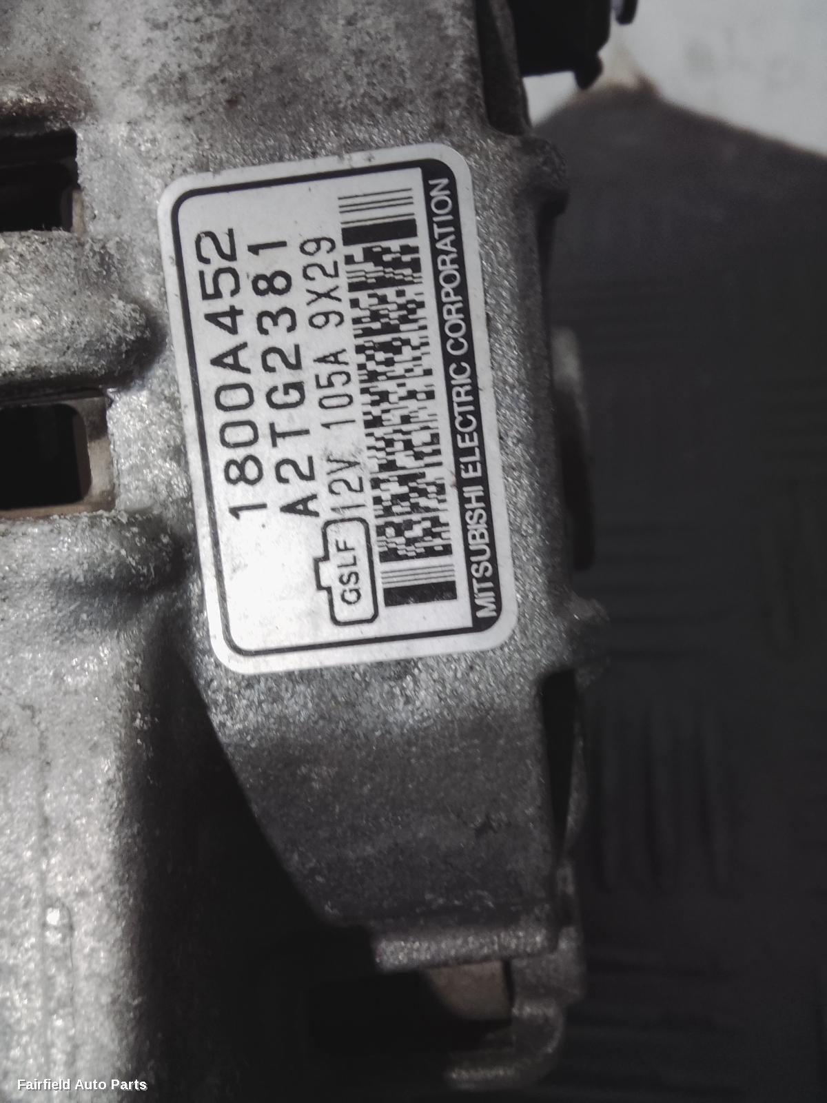 2012-2019 Mitsubishi Asx Alternator