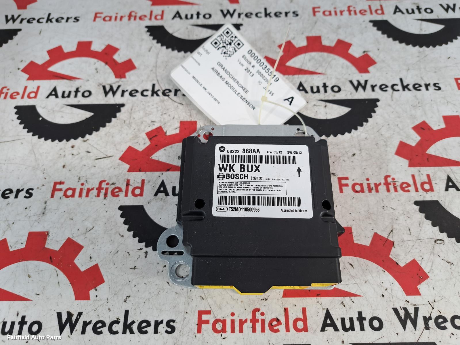 2013-2016 Jeep Grandcherokee Airbag Module Sensor