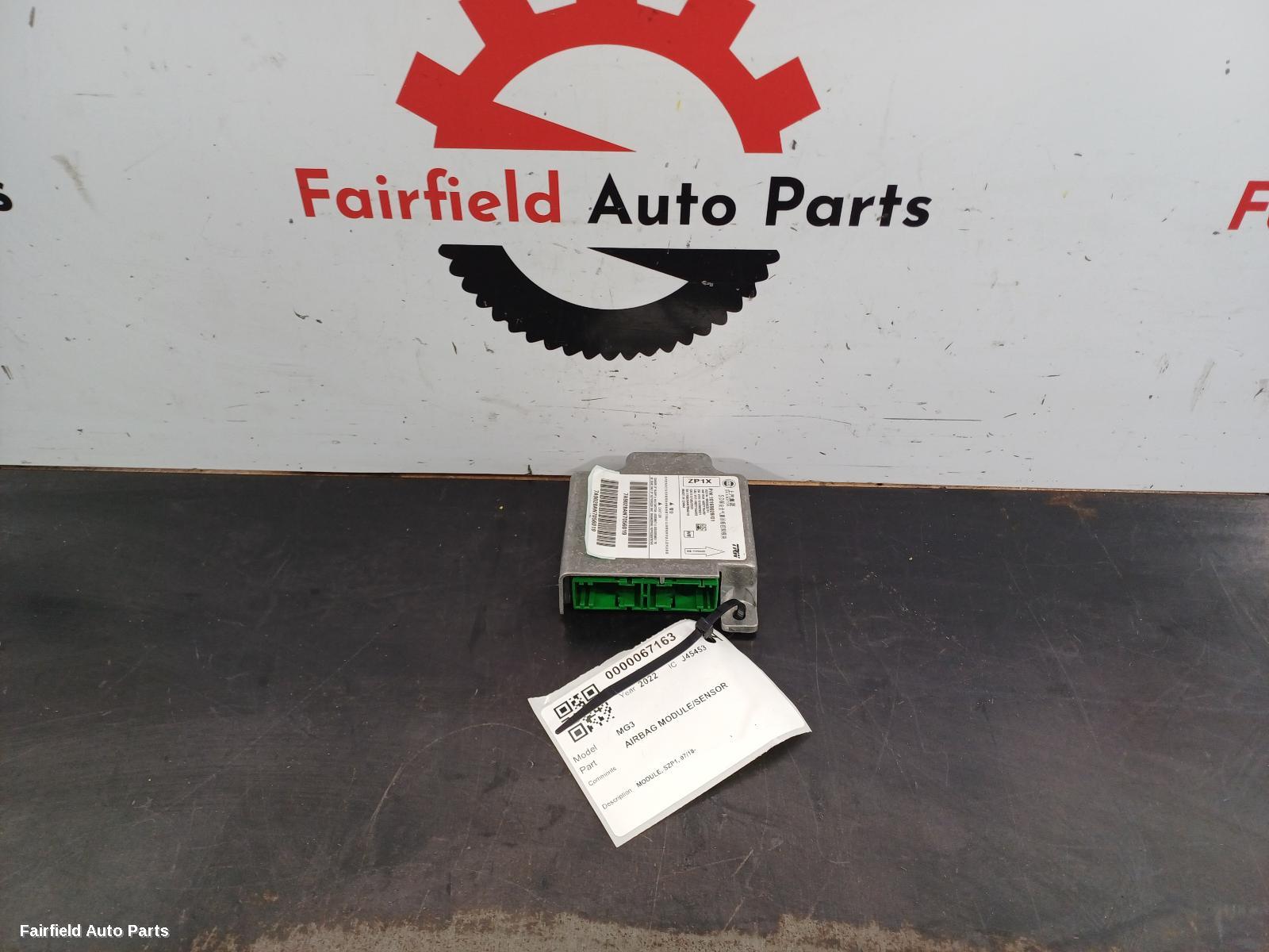 2018-2024 Mg Mg3 Airbag Module Sensor