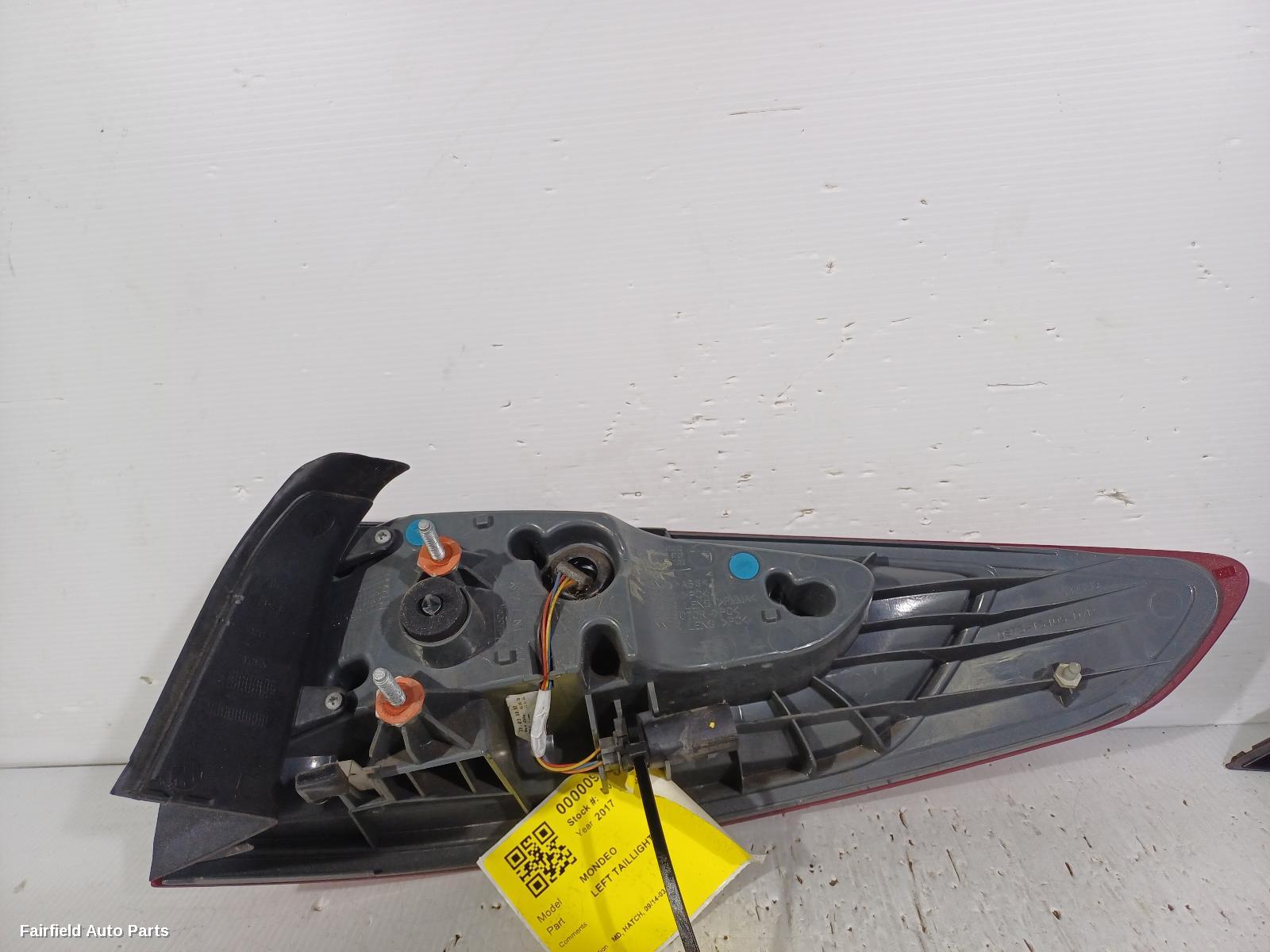 2014-2018 Ford Mondeo Left Taillight