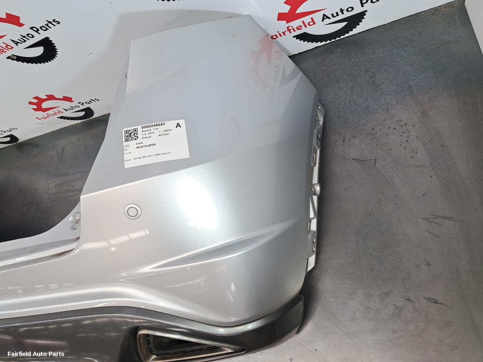 2009-2011 Honda Civic Rear Bumper