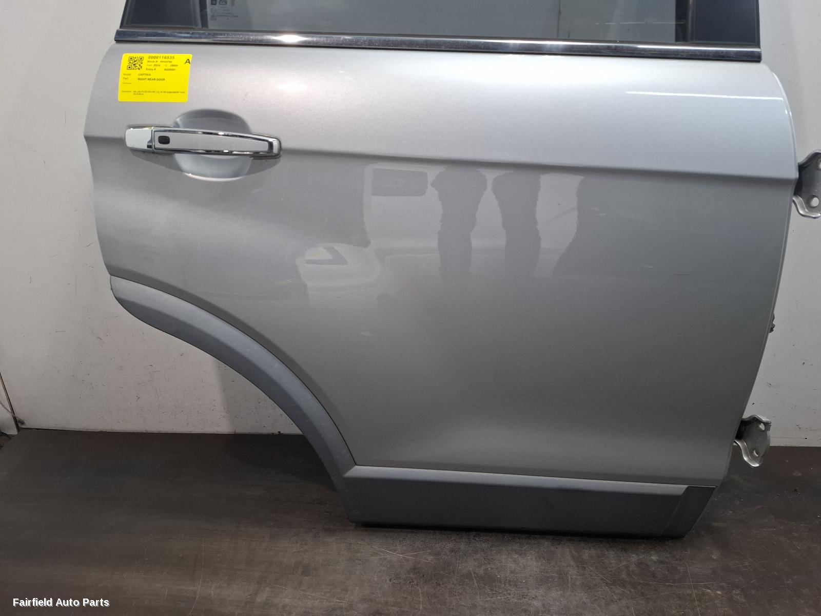 2013-2018 Holden Captiva Right Rear Door Sliding