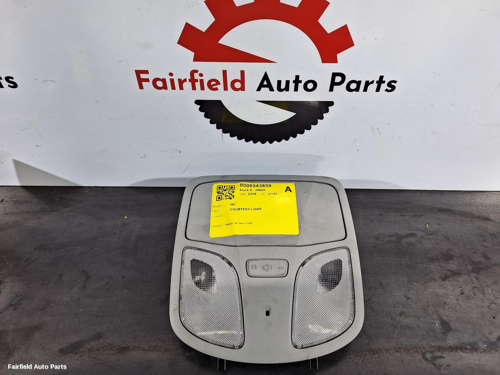 2011-2019 Hyundai I40 Courtesy Light