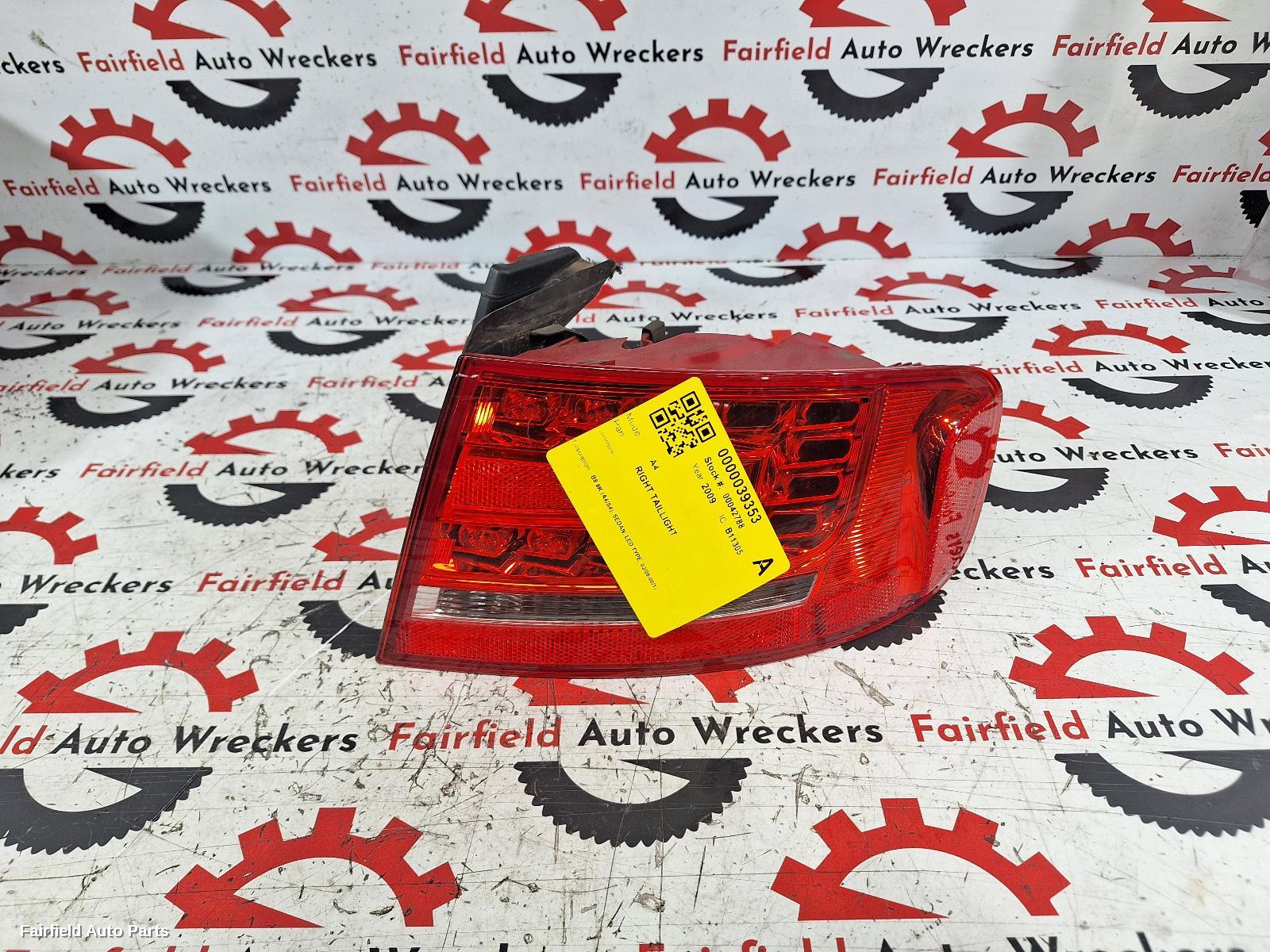 2008-2012 Audi A4 Right Taillight