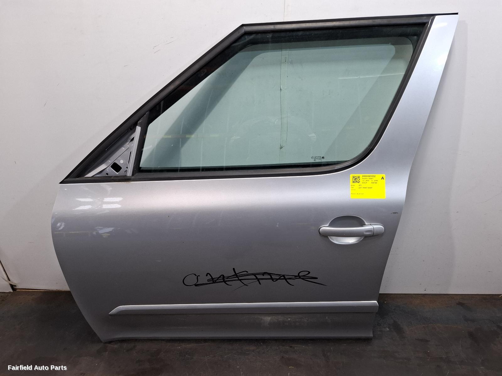 2011-2017 Skoda Yeti Left Front Door