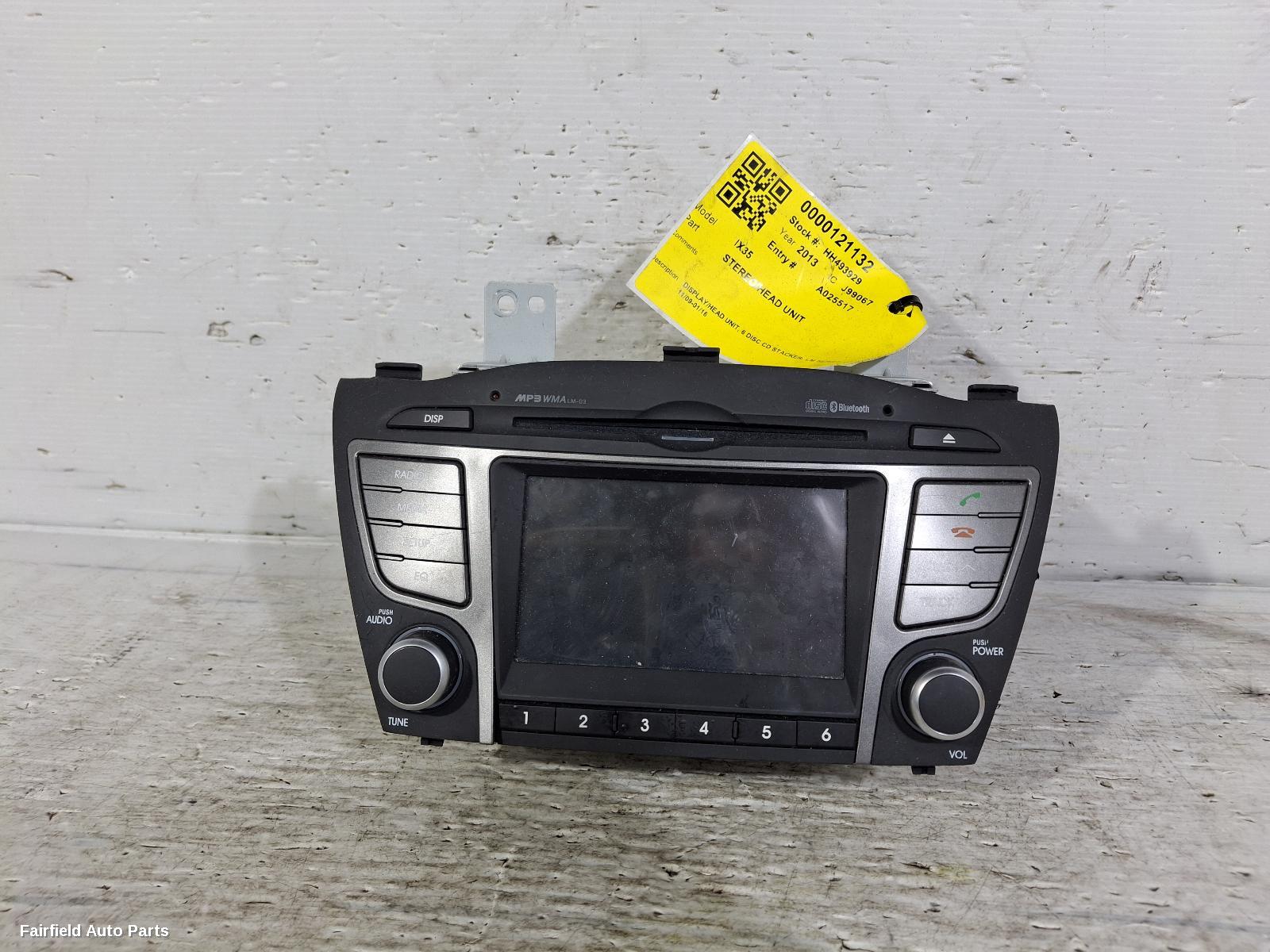 2009-2016 Hyundai Ix35 Radio Cd Dvd Sat Tv