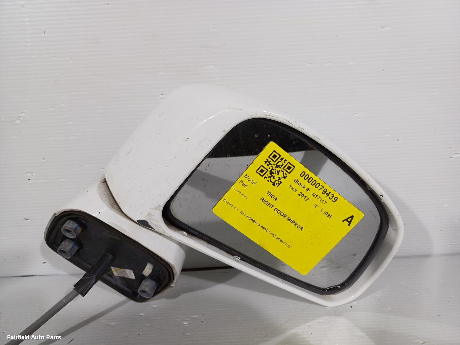 2004-2013 Nissan Tiida Right Door Mirror