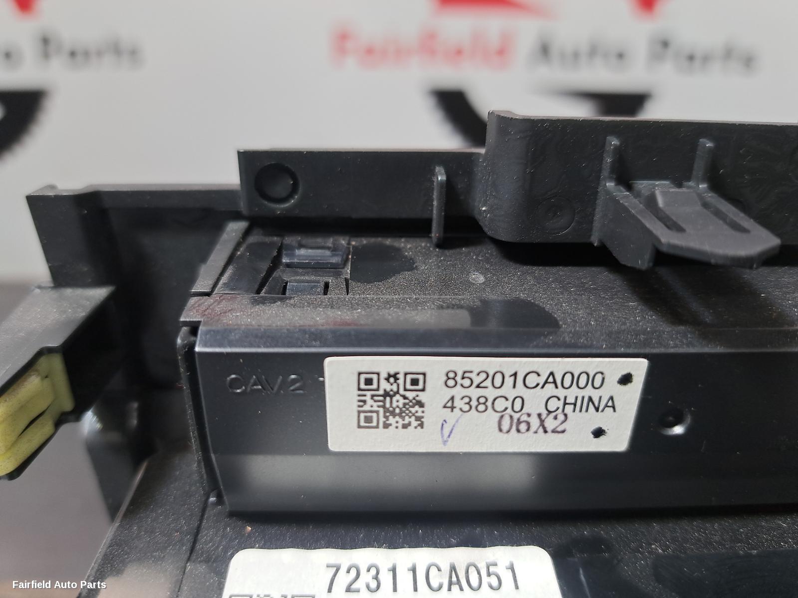 2012-2021 Toyota 86 Heater Ac Controls