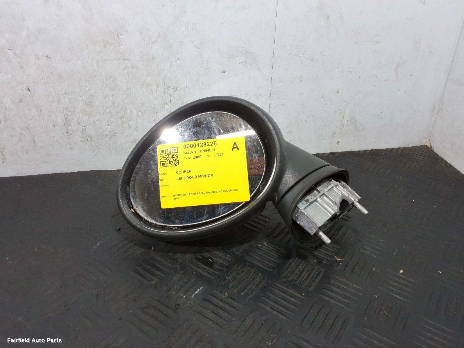 2007-2015 Mini Cooper Left Door Mirror
