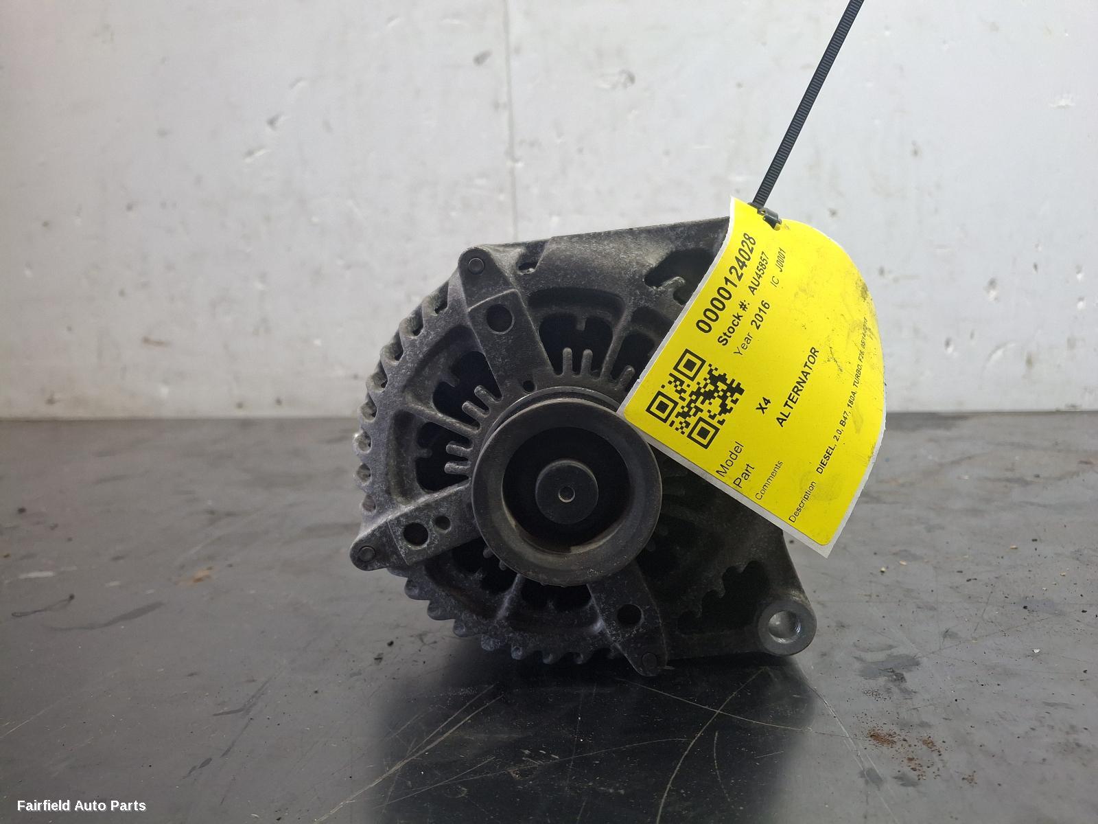 2014-2018 Bmw X4 Alternator