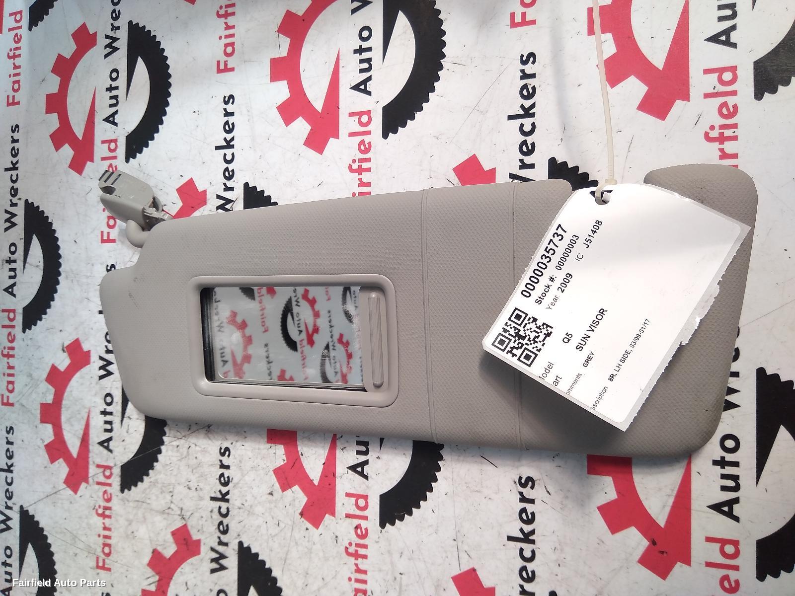 2009-2017 Audi Q5 Sunvisor