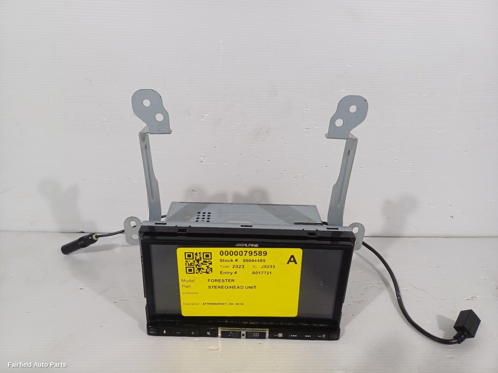 2018-2024 Subaru Forester Radio Cd Dvd Sat Tv