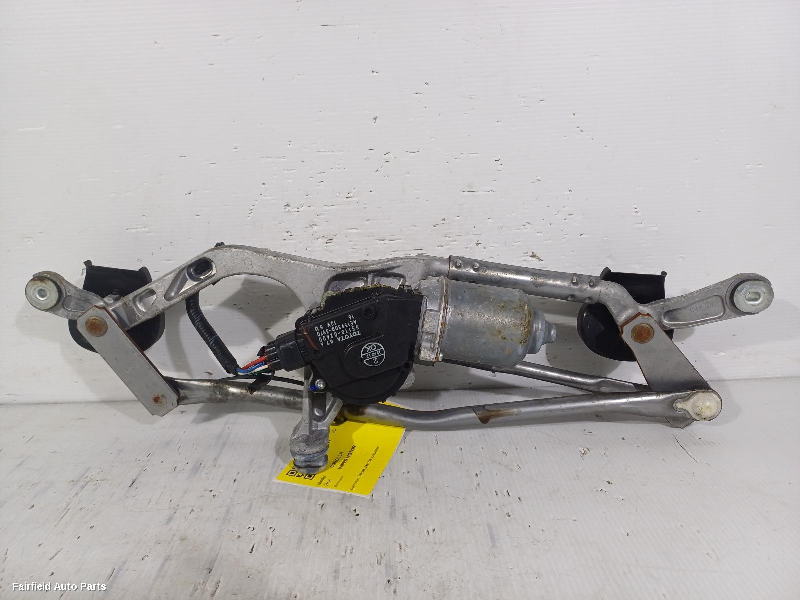 2013-2019 Toyota Corolla Wiper Motor