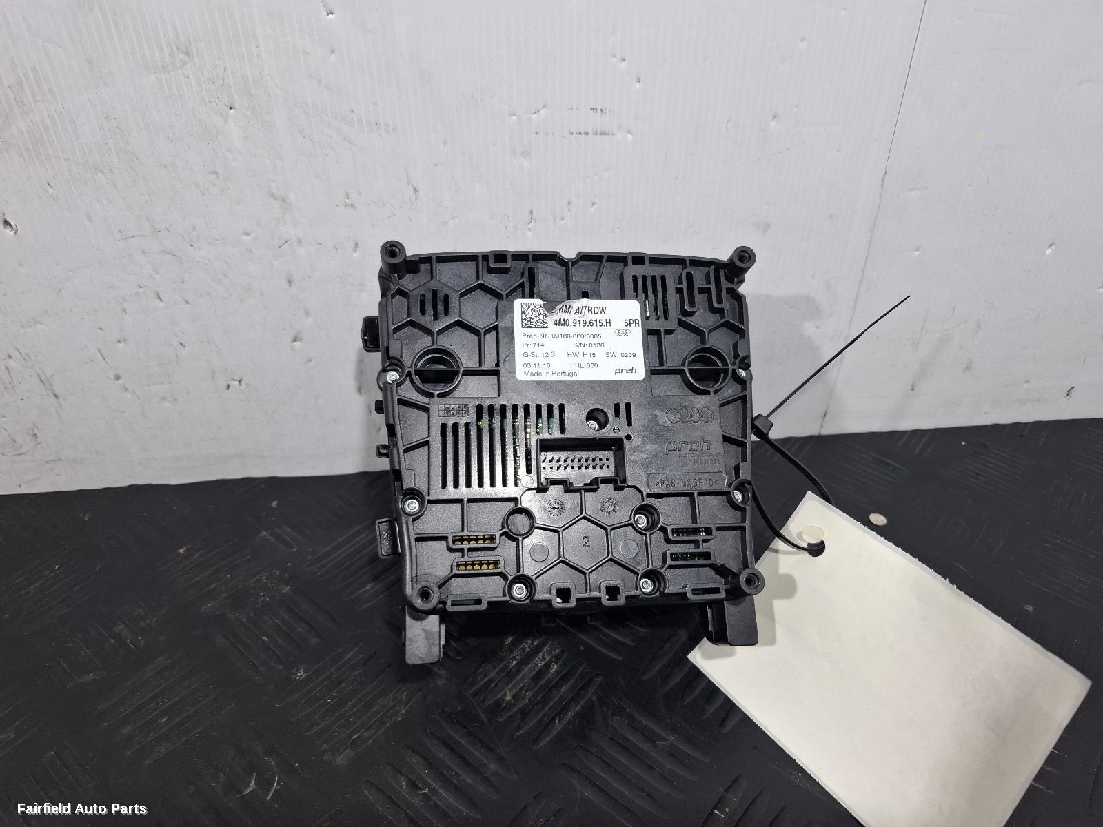 2015-2020 Audi Q7 Radio Cd Dvd Sat Tv