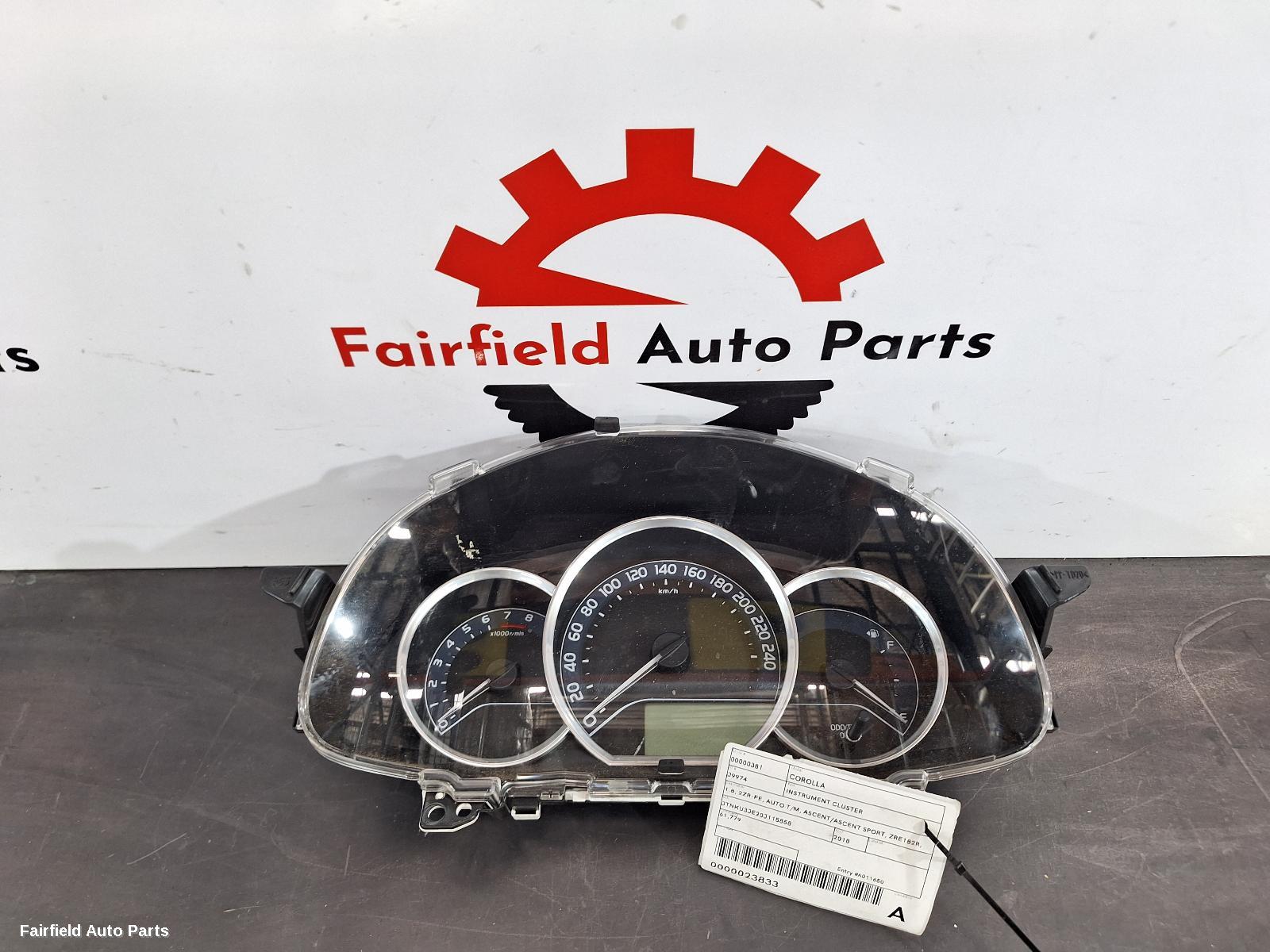 2015-2018 Toyota Corolla Instrument Cluster