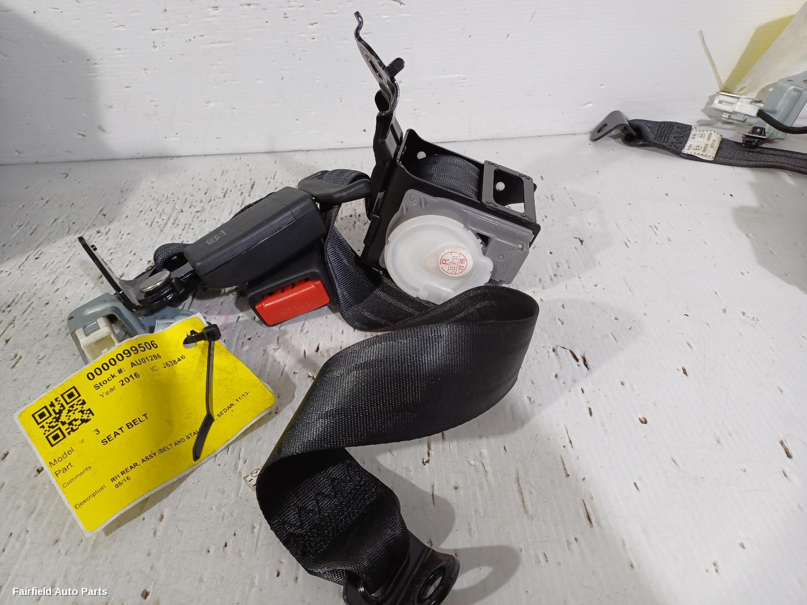 2013-2016 Mazda 3 Seatbelt Stalk