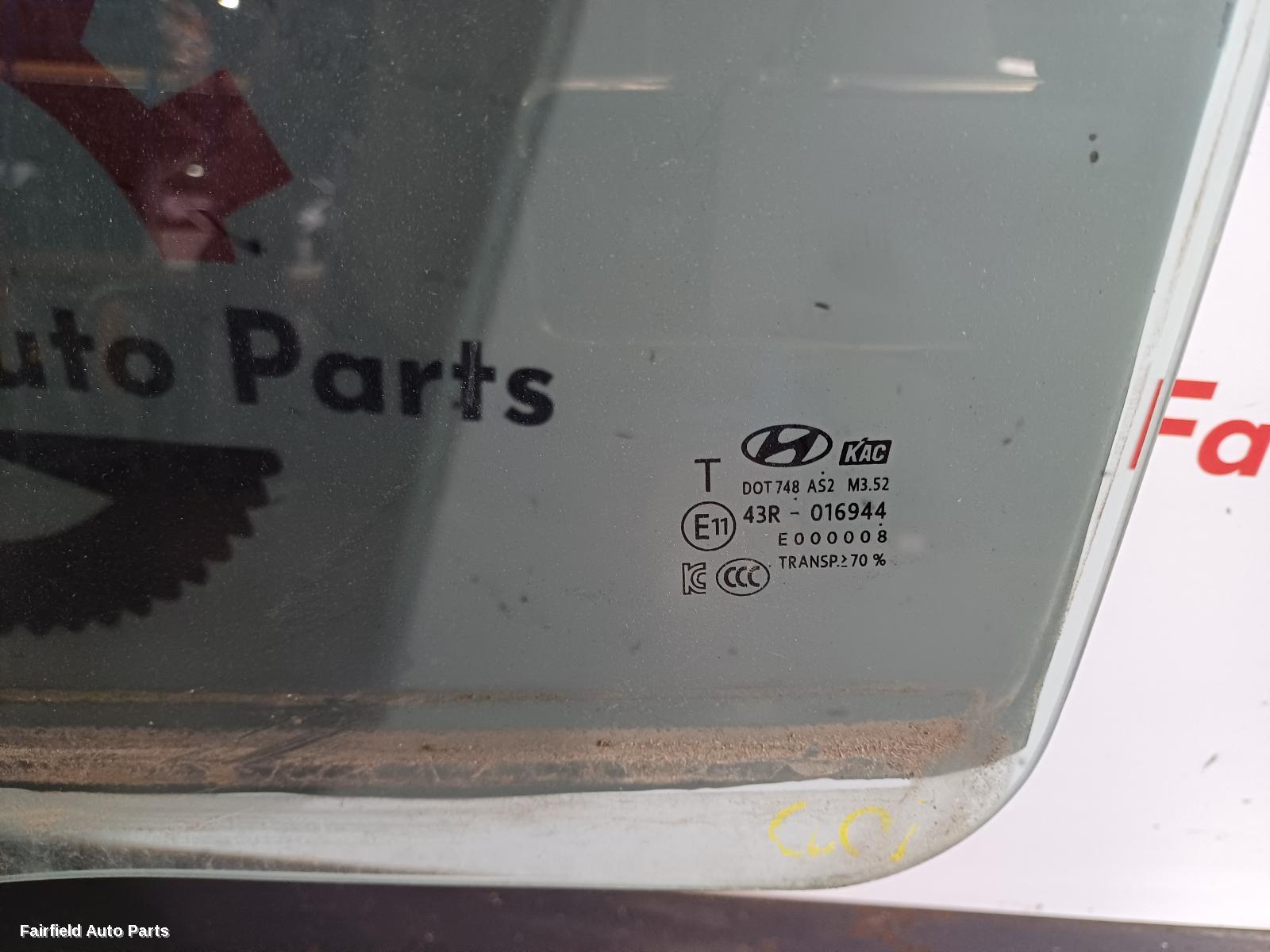 2018-2023 Hyundai Santa Fe Left Rear Door Window