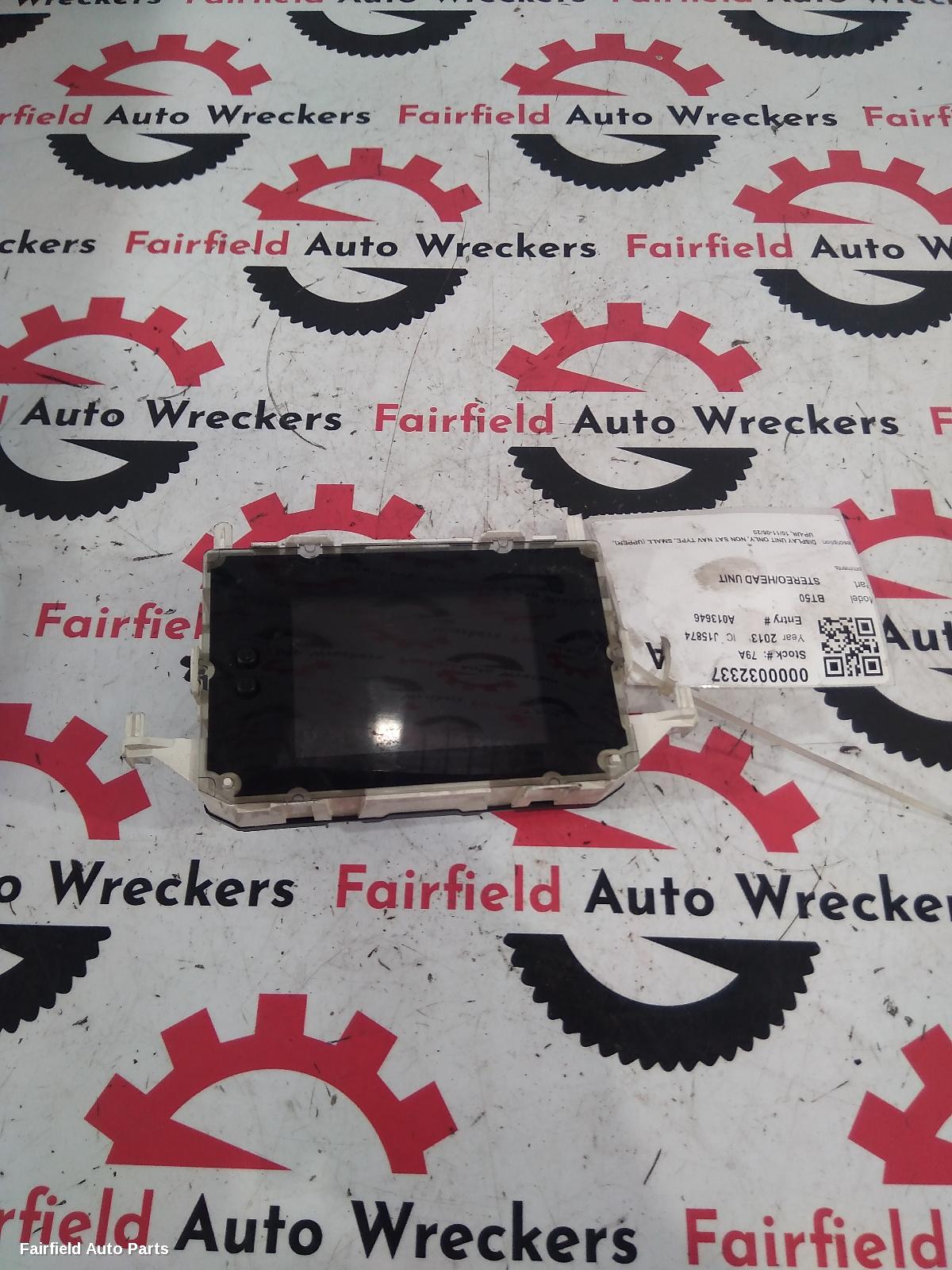2011-2020 Mazda Bt50 Radio Cd Dvd Sat Tv