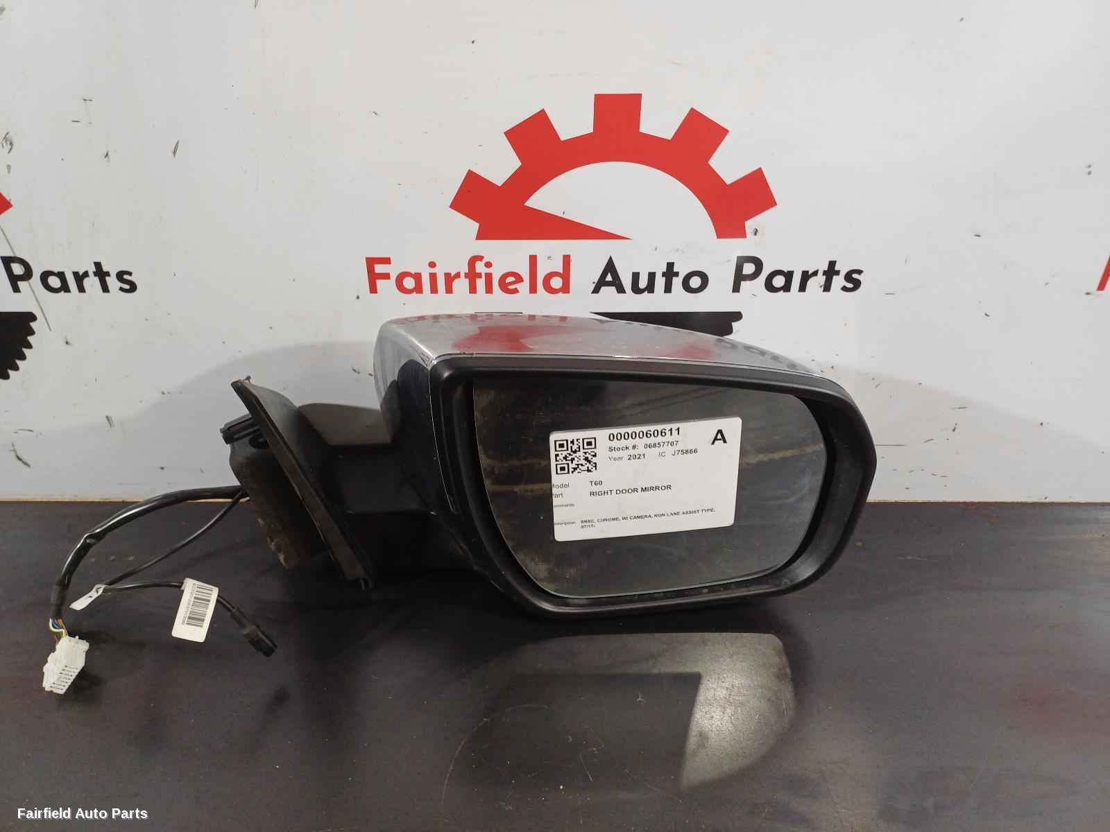 2017-2025 Ldv T60 Right Door Mirror