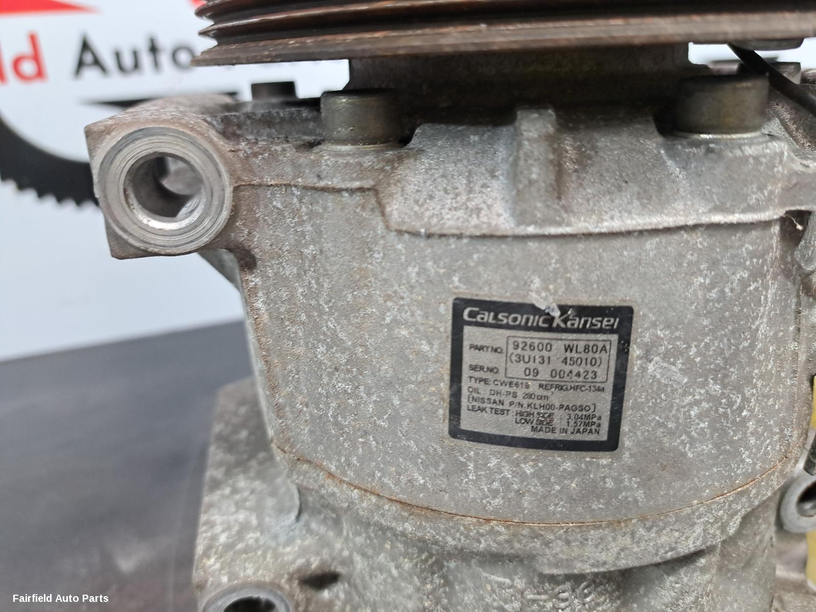 2002-2010 Nissan Elgrand A C Compressor