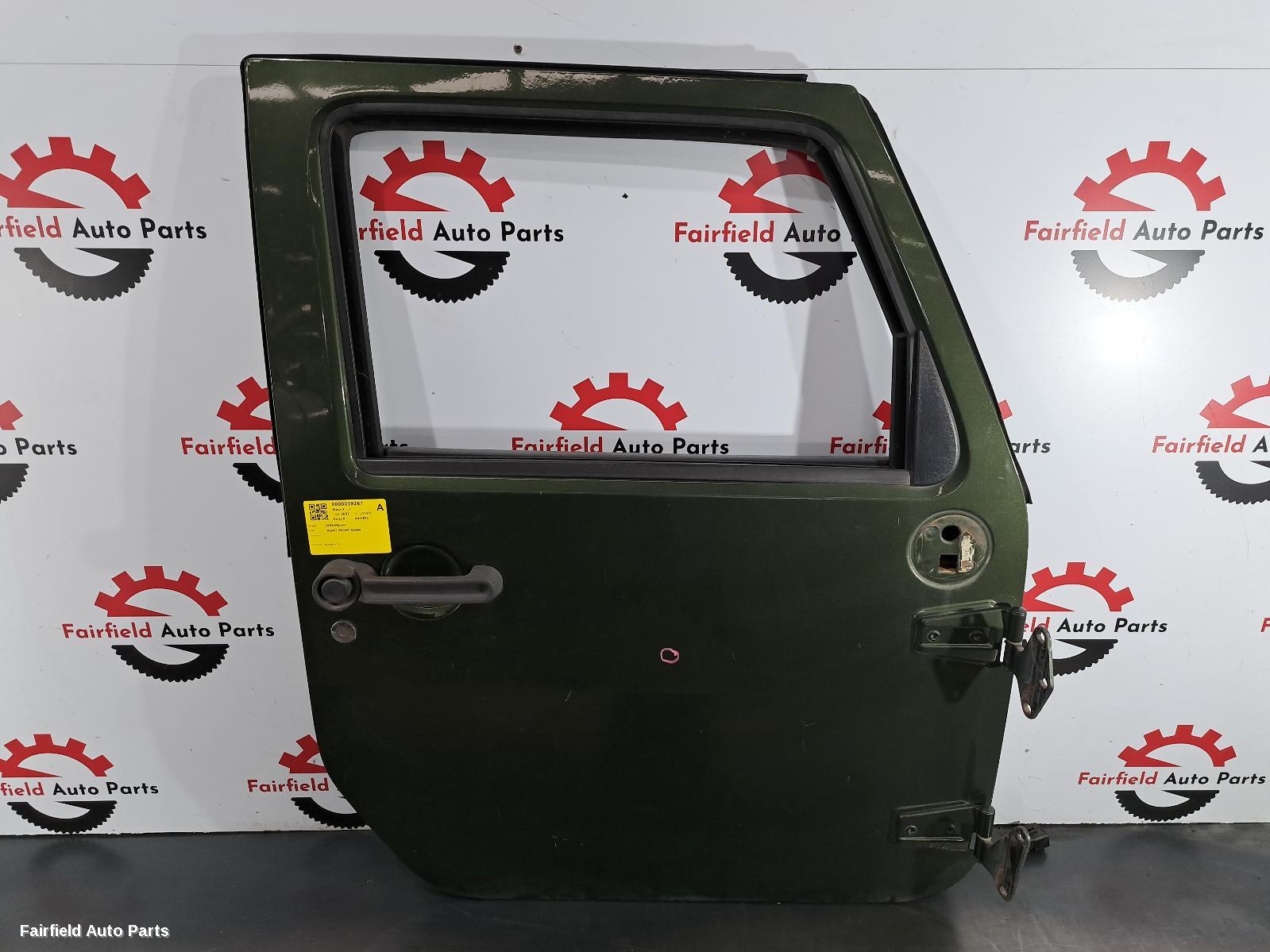 2007-2011 Jeep Wrangler Right Front Door