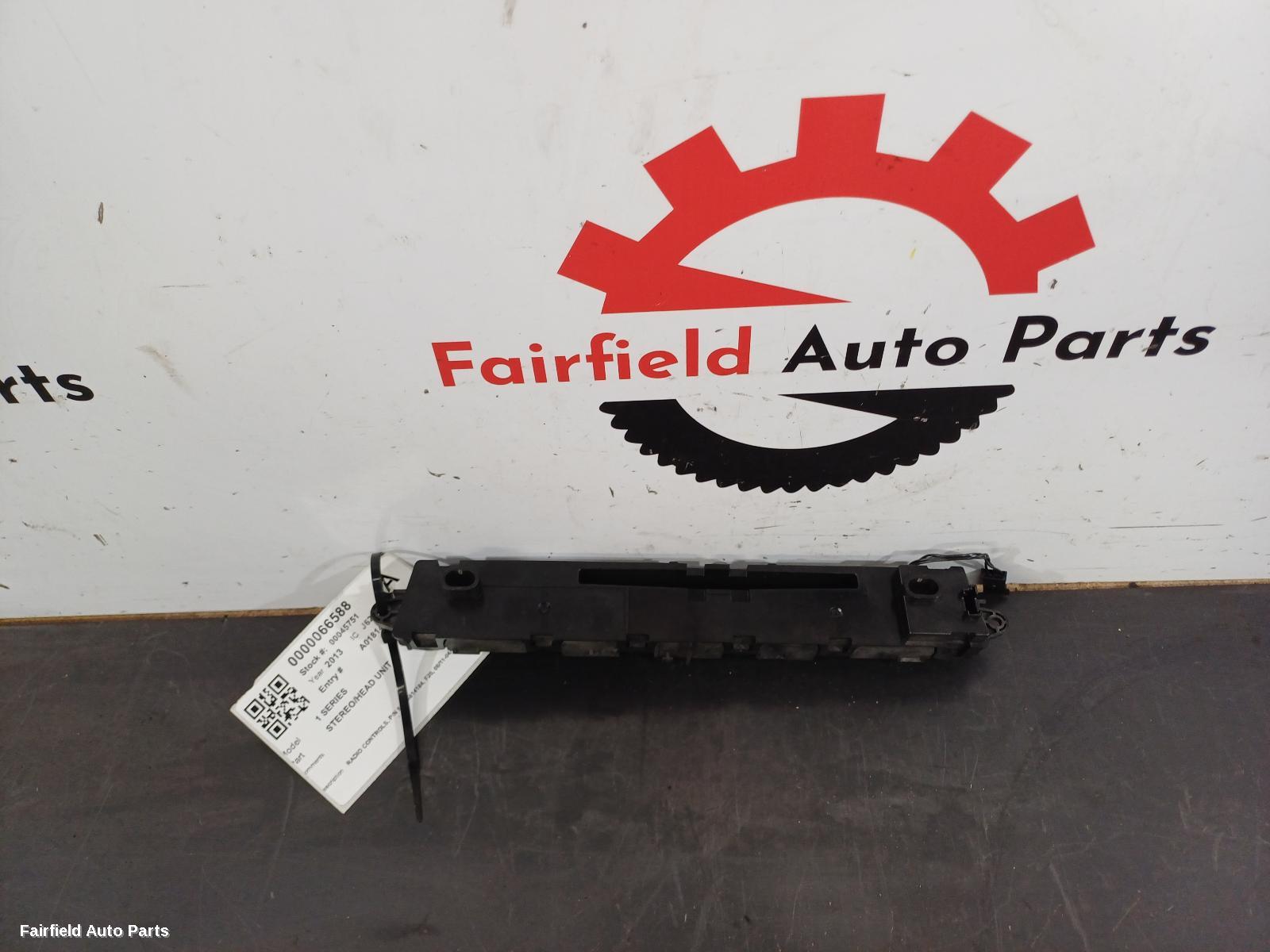 2011-2019 Bmw 1 Series Radio Cd Dvd Sat Tv