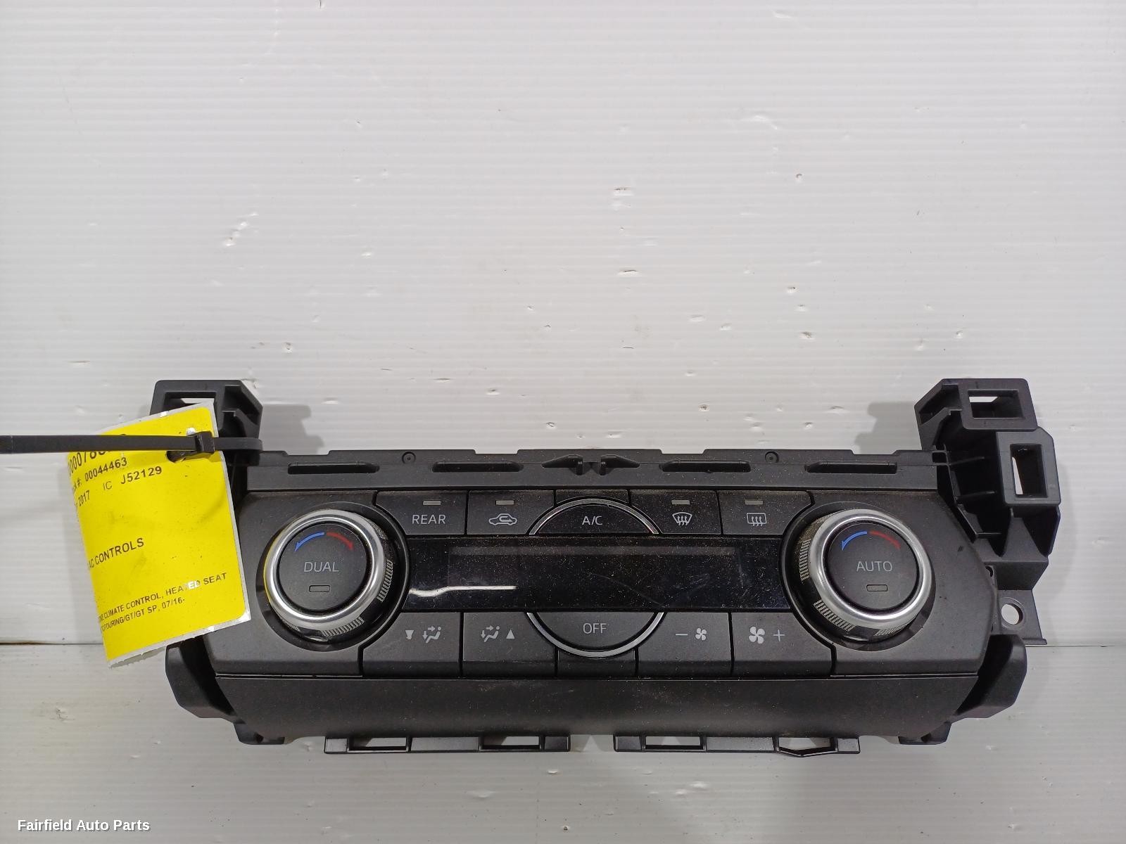 2016-2023 Mazda Cx9 Heater Ac Controls