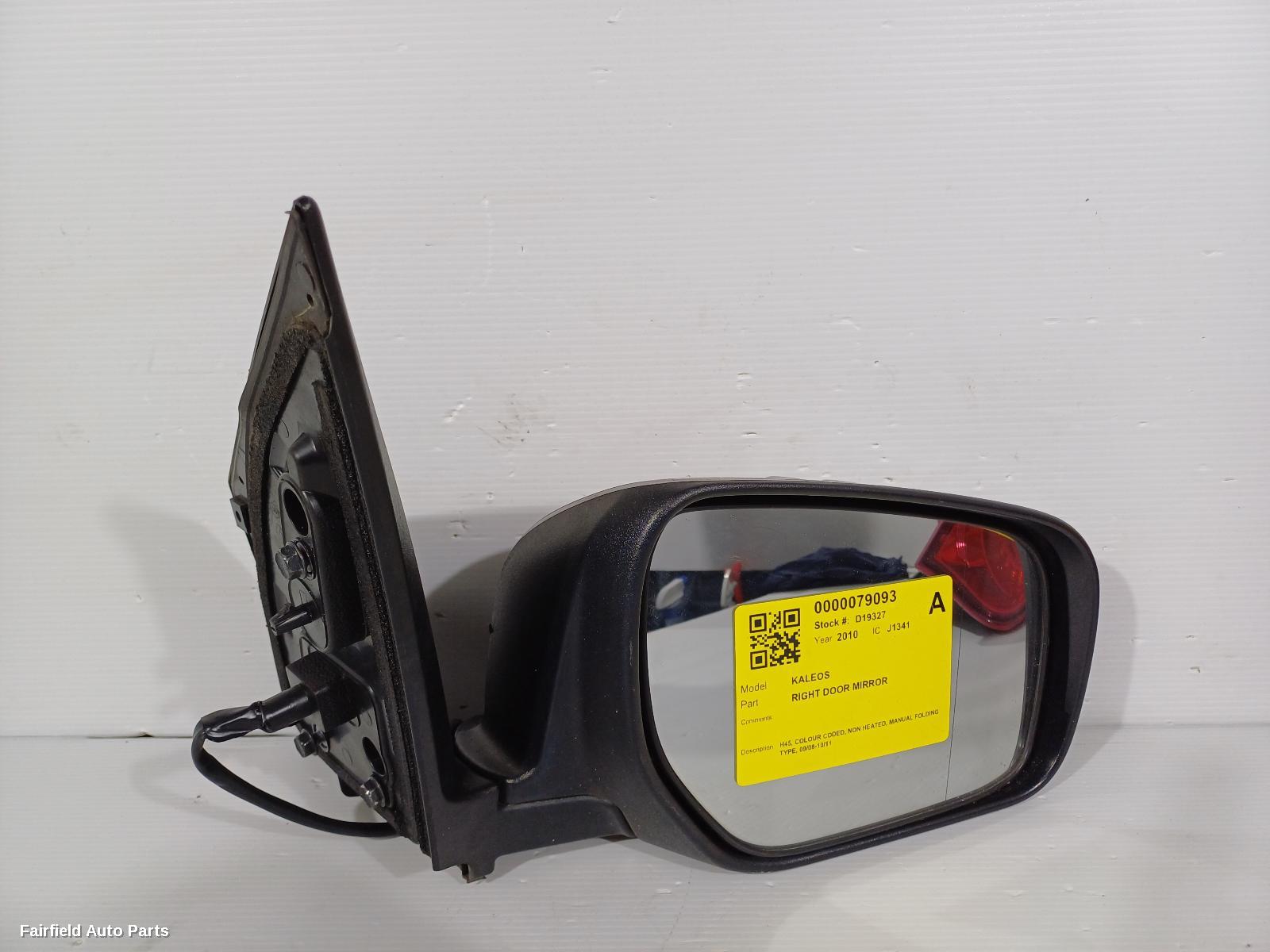 2008-2011 Renault Kaleos Right Door Mirror
