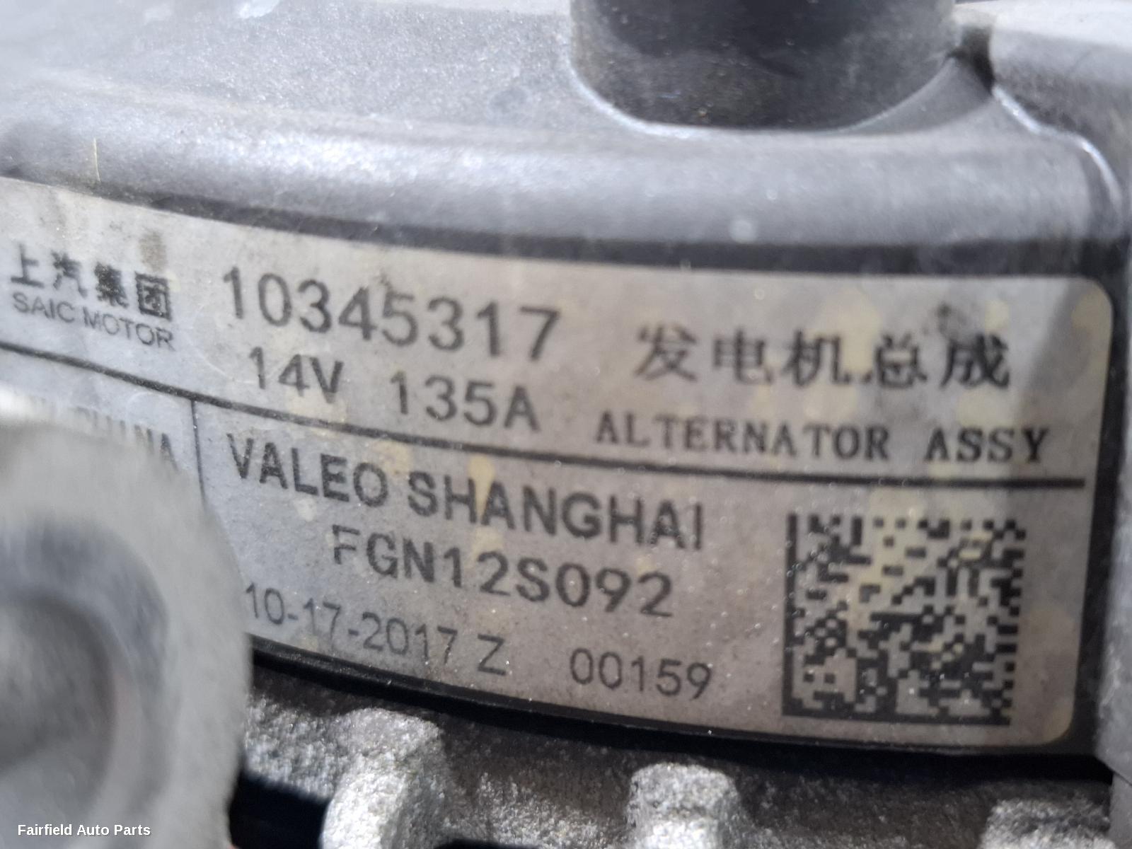 2017-2024 Mg Zs Alternator