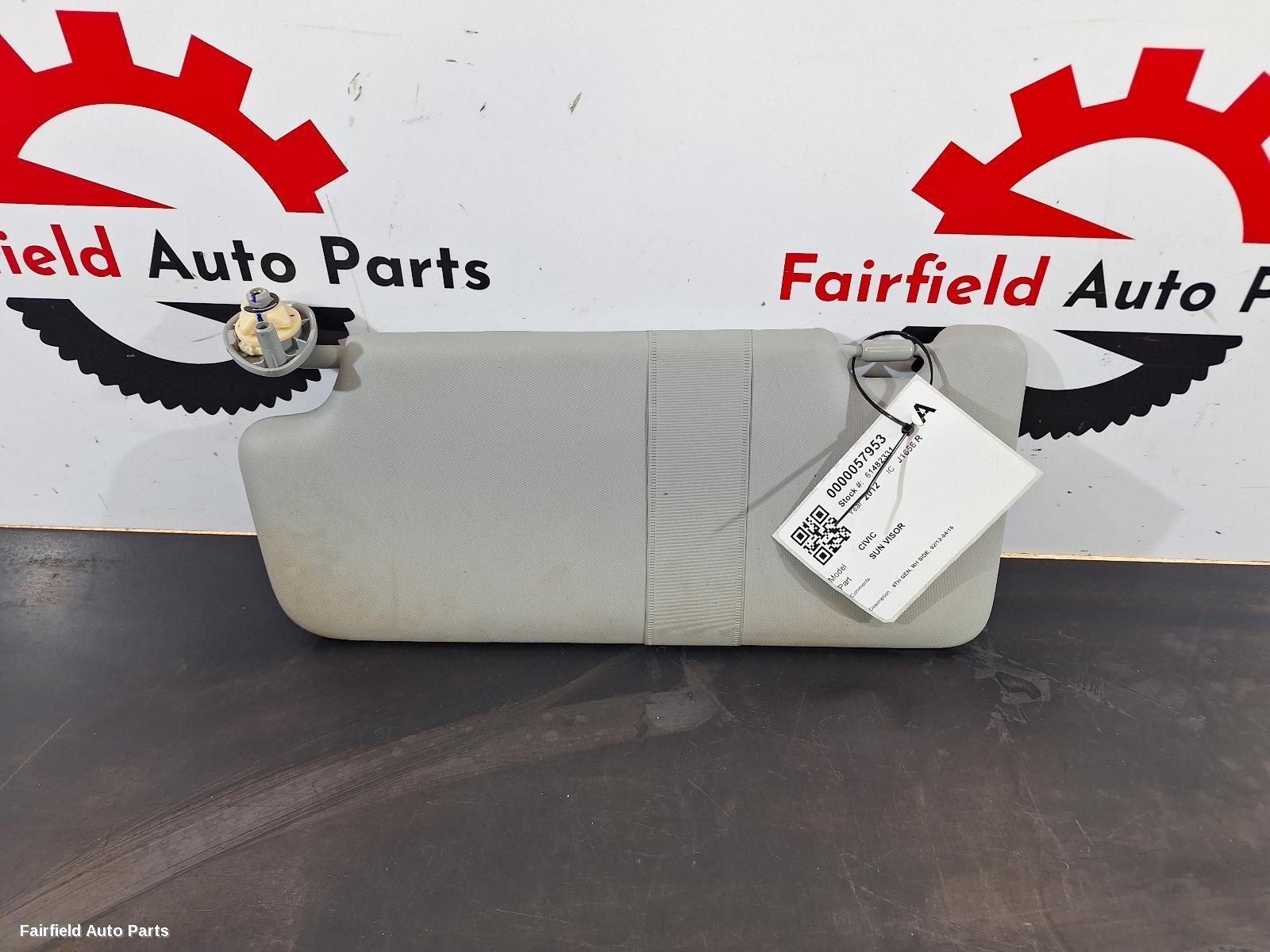 2012-2016 Honda Civic Sunvisor