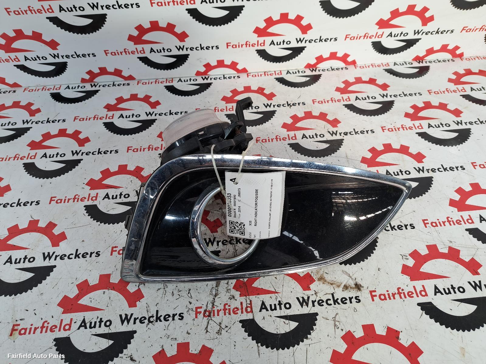 2009-2016 Hyundai Ix35 Right Indicator Fog Side